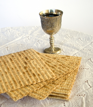 Passover (Pesach) Matzah and Kiddush Cup