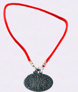 Red String Kabbalah Necklace with Amulet
