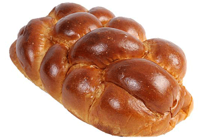 A loaf of Challah bread that is consumed on Rosh Hashanah (Jewish New Year). The roundness of the load represents the whole year that has gone by.